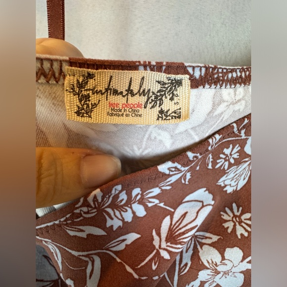 Intimately Free People One Shoulder Floral Print Bodysuit- Sz Small - Picture 6 of 8